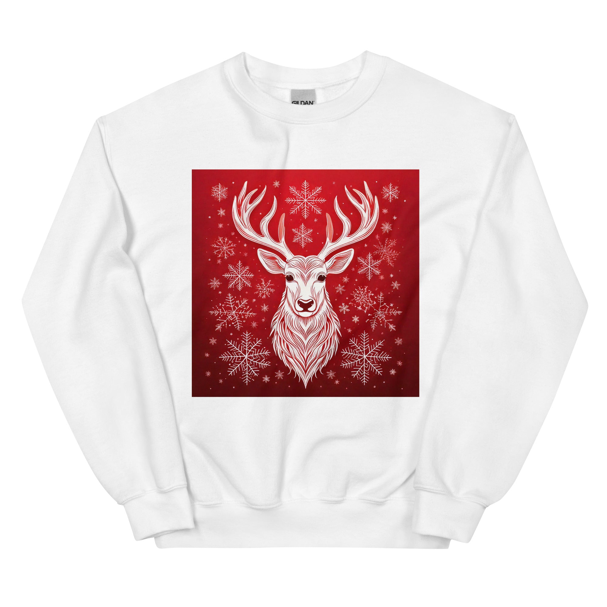 Unisex Christmas Party Sweatshirt. Christmas Sweater Alternative. Red or White Pullover. WickedYo.